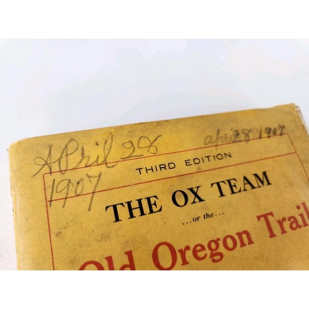 Antique The‎ Ox Team The Old Oregon Trail 1852-1906 by Ezra Meeker Book History